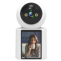 Поворотна PTZ Wi-Fi камера відеоспостереження - відеоняня з відеодзвінком на смартфон Digital Lion W31, з датчиком руху та нічною