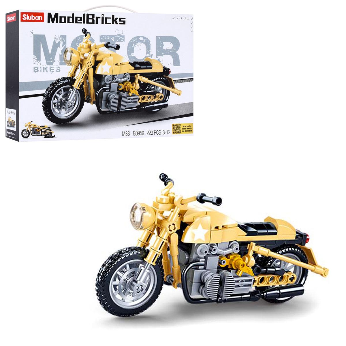 Конструктор SLUBAN Model Bricks Мотоцикл арт. M38-B0959