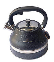 Металевий чайник Edenberg EB-8856 зі свистком 3 л Чорний