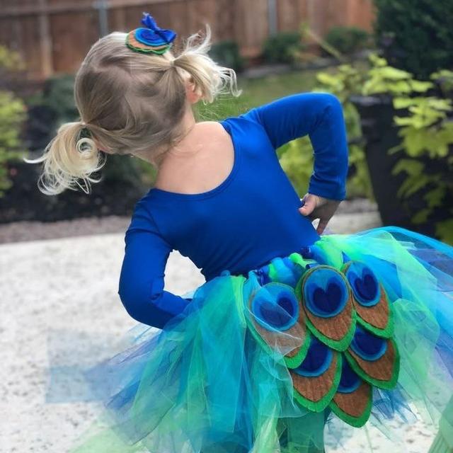 Костюм павича з фатину