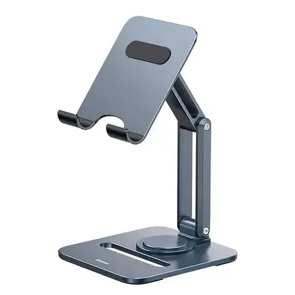 Підставка для ґаджетів Baseus Desktop Biaxial Foldable Metal Stand (for Tablets) B10431801811-00 Grey, фото 1