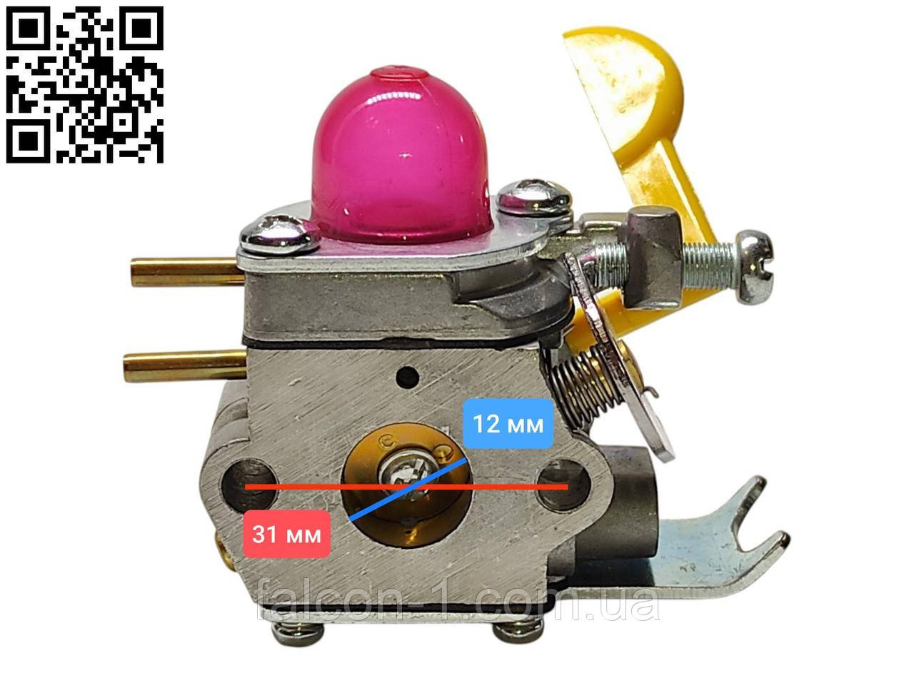 Карбюратор Partn Colibri II S на бензотример Craftsman на бензокосу Poulan C1U-W18 952715459 952715699 5450818-07 530071822