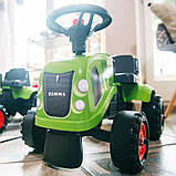 Дитячий трактор каталка з причепом Falk 1012B Baby Claas Axos 310, фото 6