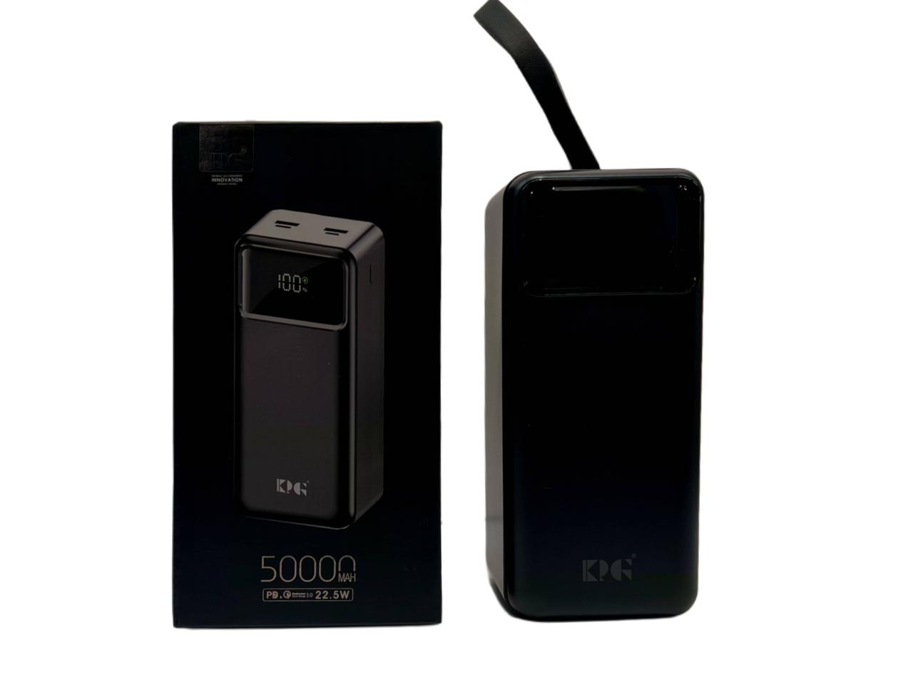 Зовнішній акумулятор (power bank) 50000мАг 22,5Вт KP KPG-502 24шт 6566