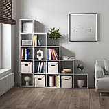 Стелаж полиця для книг та іграшок, розділювач кімнати на 15 комірок, книжкова шафа M-5, фото 3