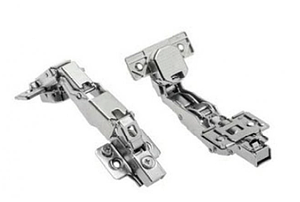 Петля меблева кутова 165° GTV ZM-HCKT165-3DBEO-S гідравлічна з дотягом планка 3D H=0