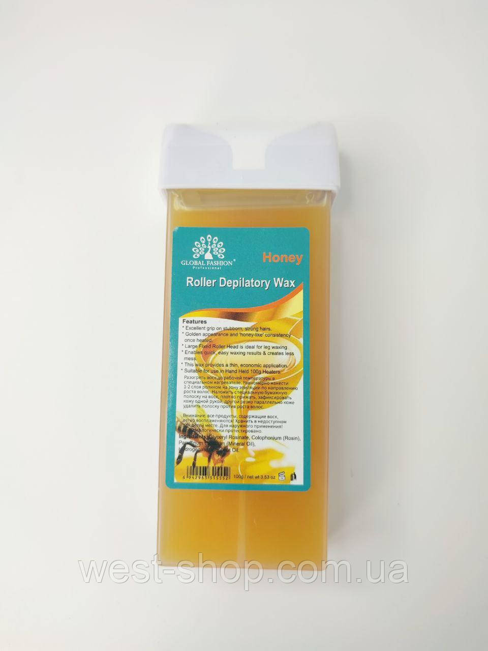 Касета (катридж) мед з Воском для Депіляції, 100 г
