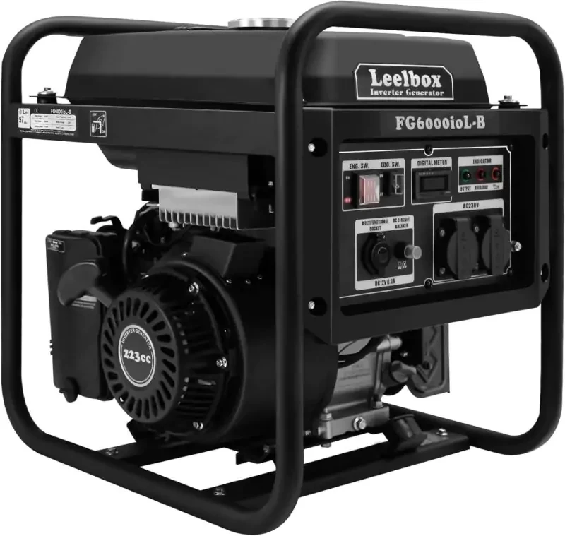 Генератор інверторний бензиновий 5,5 кВт Leelbox FG6000ioL-B