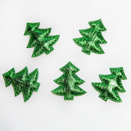 М'який патч, декор «Ялинка», тканина, 3,5х3 см, фото 2