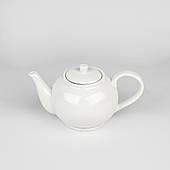 Заварювальний чайник МВМ MY HOME 450 мл "ЖЕМЧУЖИНА" порцеляна Білий (KP-96 S WHITE)