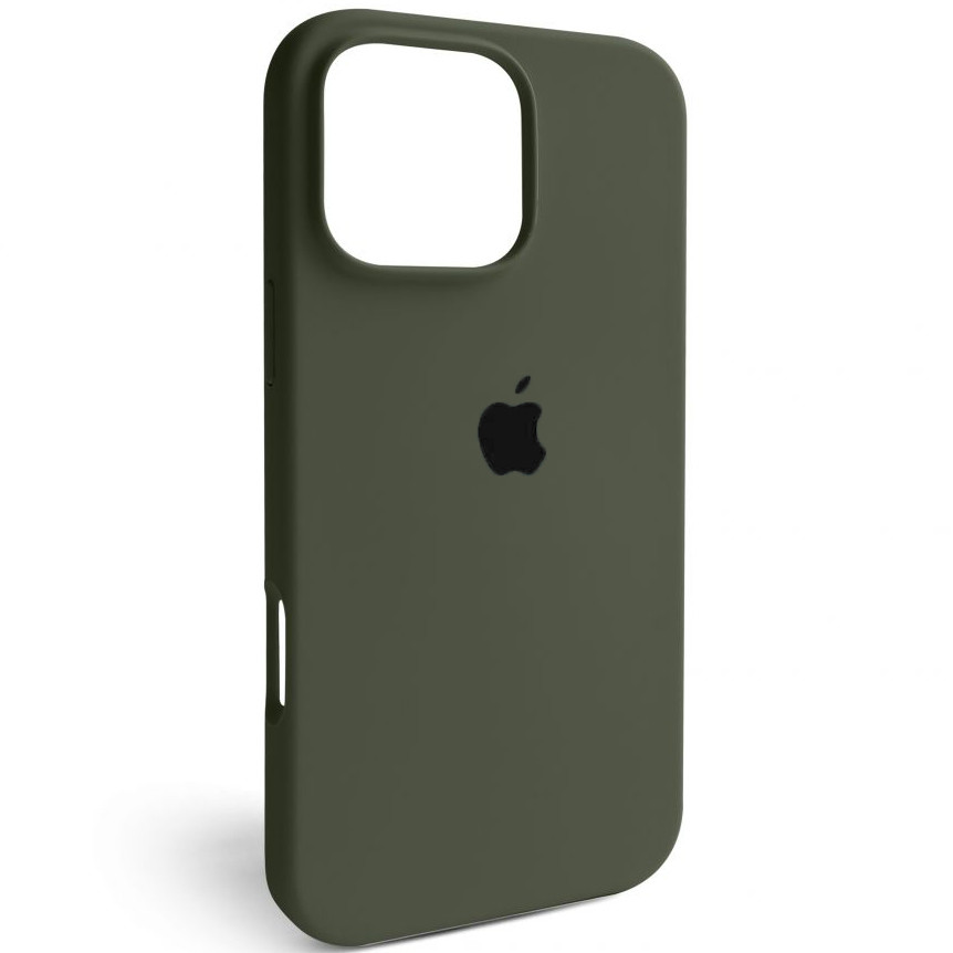 Чохол Silicone Full Cover для Apple iPhone 16 Pro Max Dark Olive, фото 1