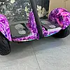 Гіроскутер з ручкою для дітей сігвей Segway Xiaomi NineBot Mini Гіроборд з Ручкою рожевий космос, фото 4