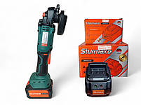 Sturmax AGM9001CR – акумуляторна 20В болгарка комплект УШМ+АКБ 4АЧ+З/П, фото 5
