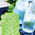 Силіконова форма для льоду Соти з кришкою Supretto (9054), фото 7