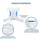 Багаторазовий підгузник для дорослих AIRM HEALTH тканинний, блакитний (90580001), фото 5