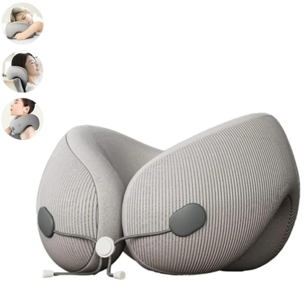 Масажна подушка для шиї з підігрівом Supretto (9041), фото 1