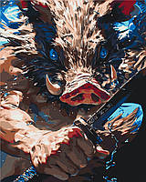 Картина за номерами  Іноске Хашибіра. Клинок, що розсікає демонів 40*50 см Орігамі LW 31360