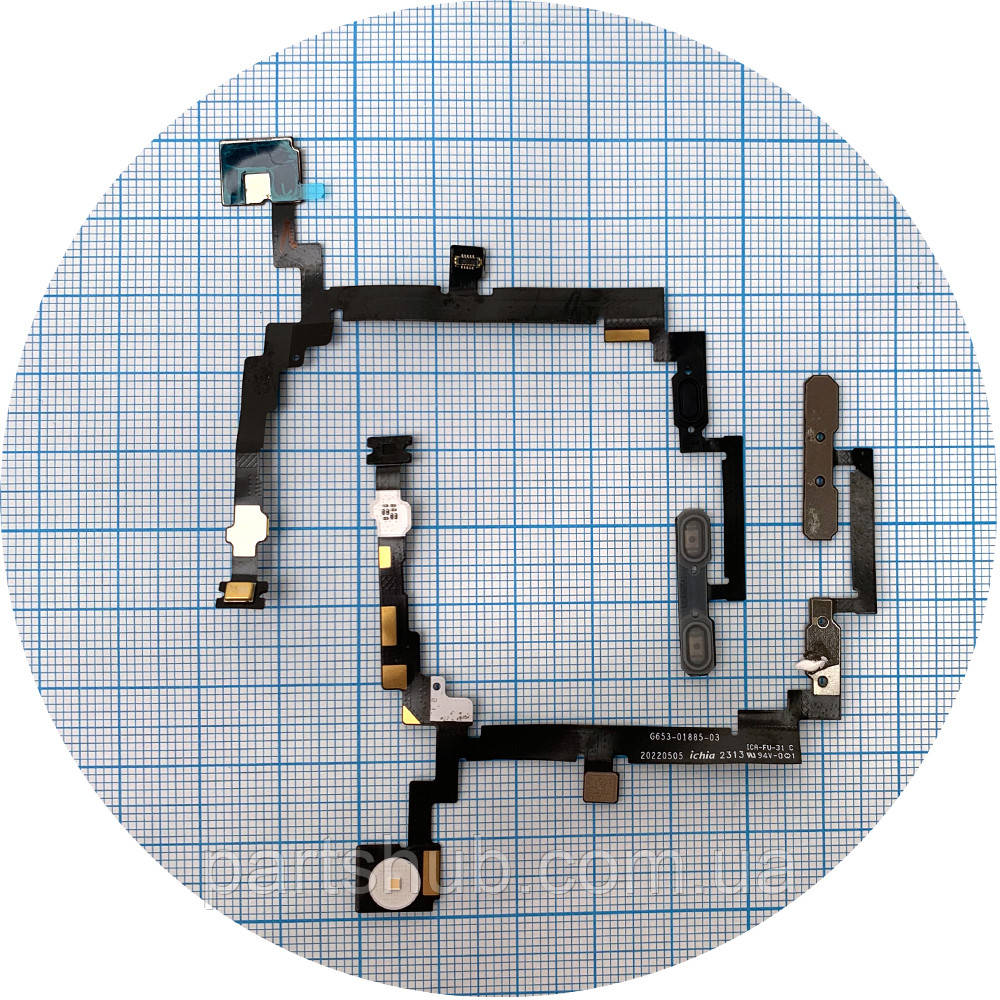 Шлейф Google Pixel 7a з кнопками гучності та увімкнення - Оригінал 100%, фото 1