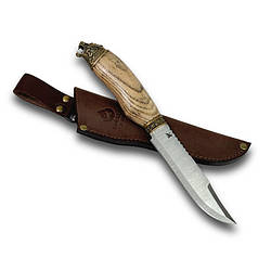 Мисливський подарунковий ніж ручної роботи Gorillas BBQ сталь 50х14мф KN96