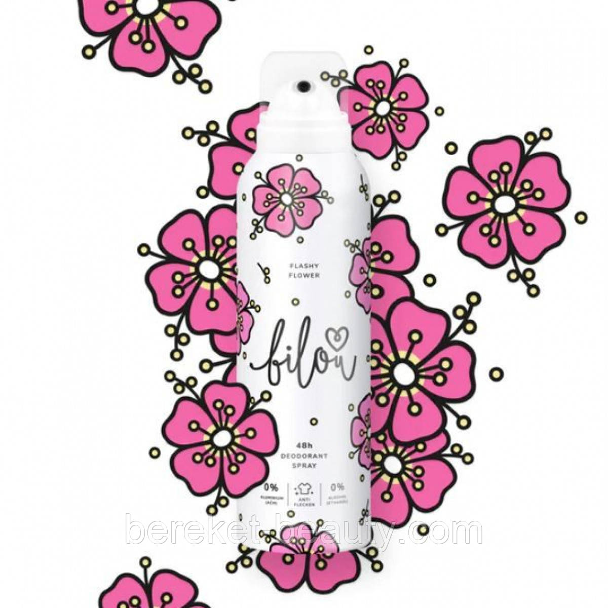 Дезодорант-спрей Bilou Deodorant Spray Flashy Flower 150 ml