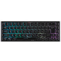 Бездротова клавіатура 2E Gaming KG360 RGB 68key WL Ukr чорна