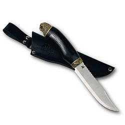 Мисливський подарунковий ніж ручної роботи сталь 50х14мф Gorillas BBQ KN98