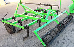 Культиватор з котком 2.5 м Бомет передпосівний паровий до трактора (пряма жорстка стійка, 13 стрільчастих лап в 3 ряди)