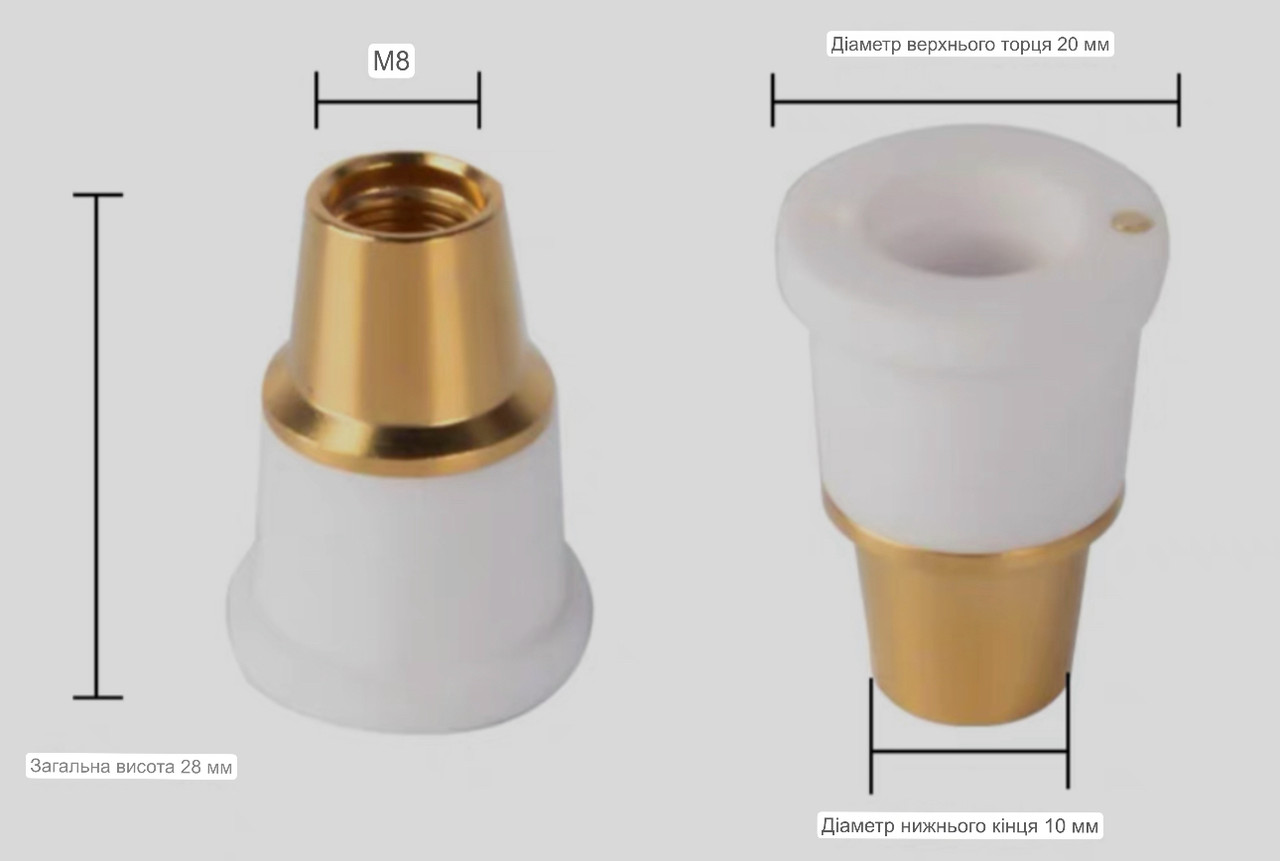 Кераміка D20 H28 M8 for BOCI 3D