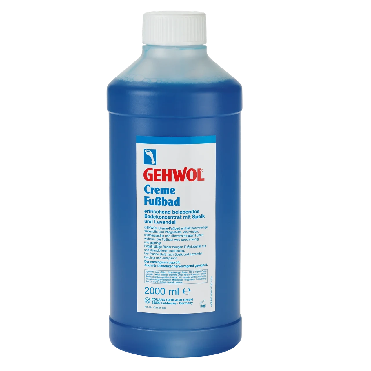 Крем-ванна для ніг "Лаванда" Gehwol Creme Fussbad 2000 мл, фото 1