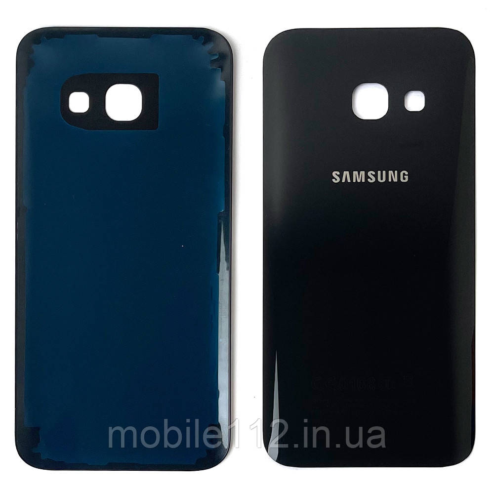 Задня кришка Samsung Galaxy A3 2017 A320F чорна оригінал Китай, фото 1