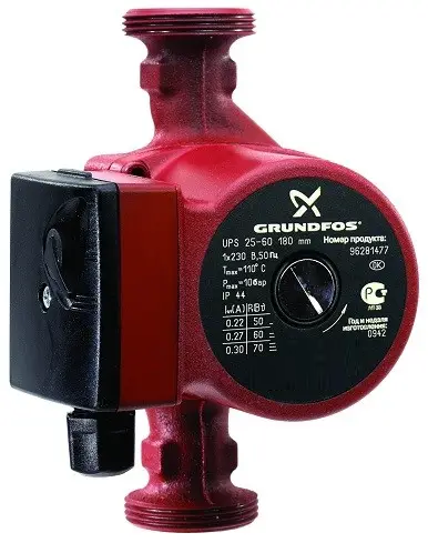 Циркуляційний насос Grundfos UPS 25-40 180мм (код 96281384)