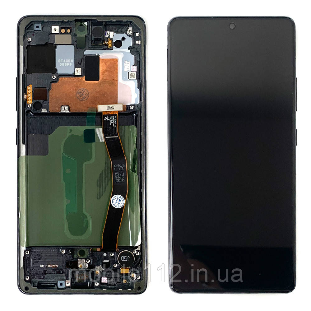 Екран (дисплей) Samsung Galaxy S10 Lite G770F з тачскріном оригінал Китай з рамкою