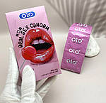 Презервативи оральні ультратонкі з ароматом полуниці Olo, 0,01 мм. 10 шт, фото 3