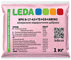 Добриво 8-17-42 +TE+GS+AMINO, 1 кг, кристаличне (Leda NPK)