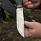 Мисливський подарунковий ніж ручної роботи сталь 50х14мф Gorillas BBQ KN102, фото 9