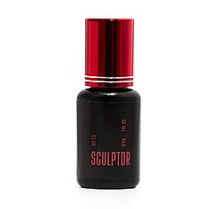 Клей для нарощування вій RED, час зчеплення 0,3-0.5 сек., 10ml, SCULPTOR