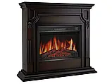 Камінокомплект універсальний 2в1 ArtiFlame Toronto AF23S махагон коричневий антик з обігрівом і звуком горіння, фото 5