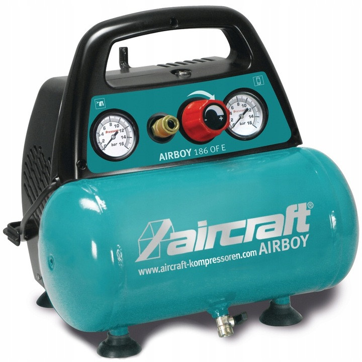 Безмасляний компресор Sturem AIRBOY 186Z E AIRCRAFT 2001230 6 l 8 bar