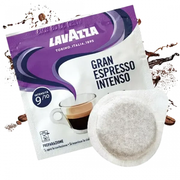 Кава в монодозах чалдах Lavazza Gran Espresso Intenso 1 шт Італія Лавацца