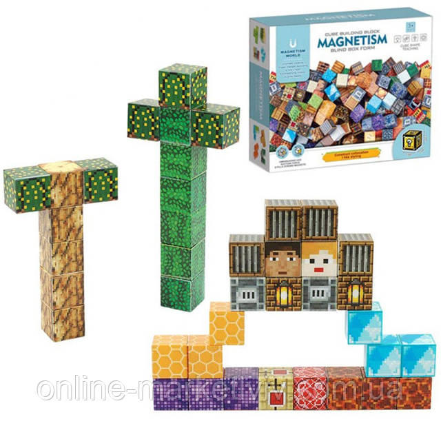 THIRDWAE Sl i’m MagnateIM Купити Дитячий магнітний конструктор 36 предметів, Magnetism World