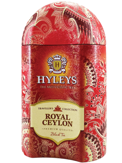Чай чорний листовий преміальний Hyleys Royal Ceylon Traveller's Collection без добавок і ароматизаторів 100 г