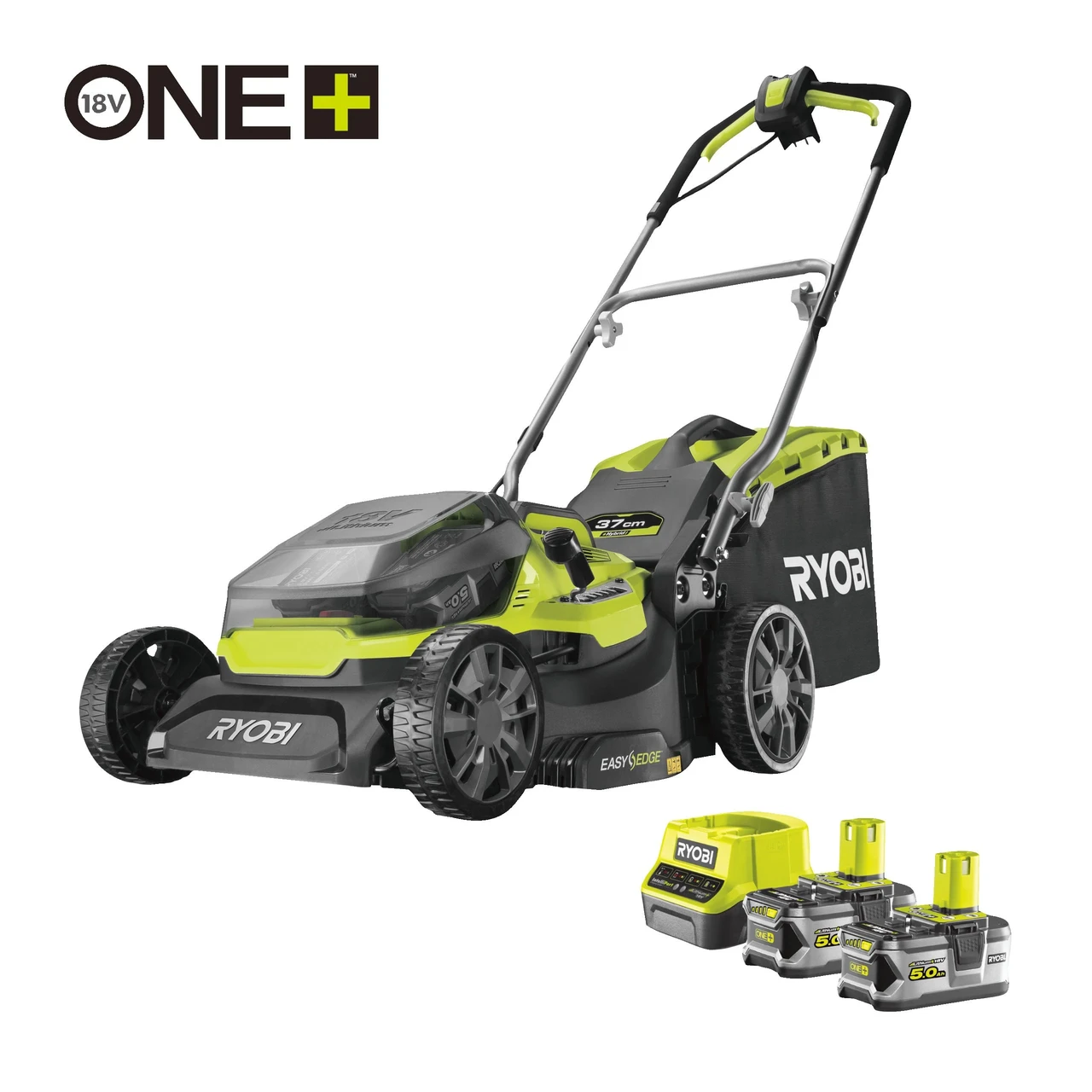 ГІБРИДНА ГАЗОНОКОСИЛКА 18V RYOBI RY18LMH37A-250 ONE+