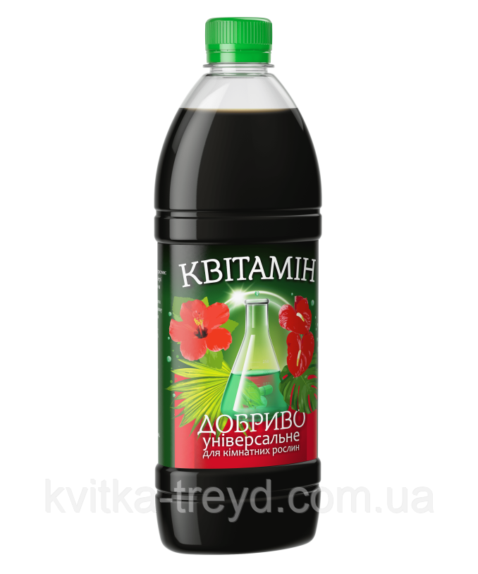 Органічне добриво для кімнатних рослин Квітамін універсальне 500мл, фото 1