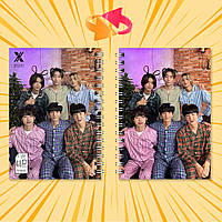 Блокнот А6 пружина 48 л. клітина K-Pop Xdinary Heroes