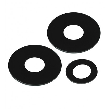 Скло камери для Xiaomi Redmi Note 12 5G чорне (комплект 3шт), фото 1