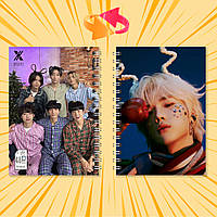 Блокнот А6 пружина 48 л. клітина K-Pop Xdinary Heroes