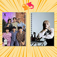 Блокнот А6 пружина 48 л. клітина K-Pop Xdinary Heroes