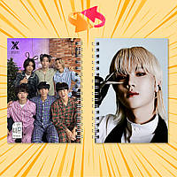 Блокнот А6 пружина 48 л. клітина K-Pop Xdinary Heroes