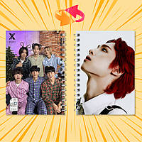 Блокнот А6 пружина 48 л. клітина K-Pop Xdinary Heroes