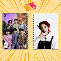 Блокнот А6 пружина 48 л. клітина K-Pop Xdinary Heroes